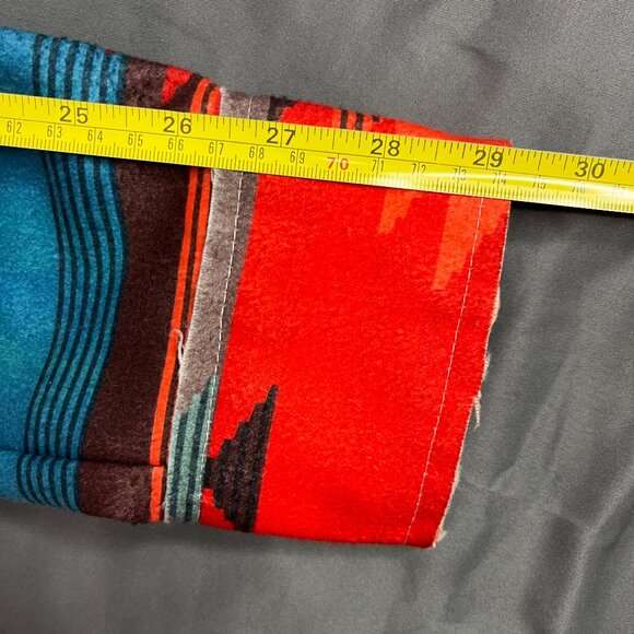 Southwestern Shirt Jacket Fits Size Medium No Tags Handmade Boho Print Cotton - Picture 4 of 12